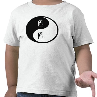Yin Yang Weddings T Shirts