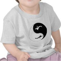 Yin Yang Whale T Shirts