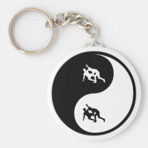 Yin Yang Wrestling Keychains