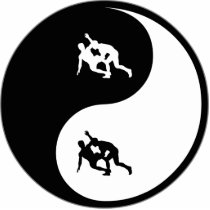 Yin Yang Wrestling photo sculptures by whatitis Yin Yang Wrestling photo sculptures