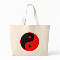 Yin Yang Ying Taoism Sign Chinese Taijitu Red bags