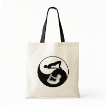 Yin-Yang Yoga - Budget Tote Bags