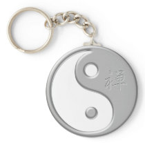 Yin Yang Zen Key Chain
