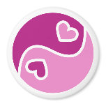 Ying And Yang Of Love Fridge Magnets