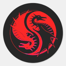 Ying Yang 3 Stickers