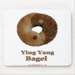 Ying Yang Bagel Mousepad