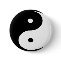 YING YANG BUTTON