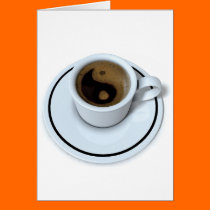 Ying Yang coffee cards