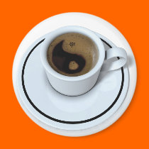 Ying Yang coffee magnets