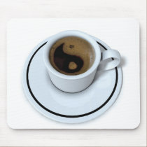 Ying Yang coffee mousepads