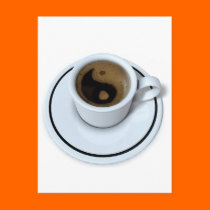 Ying Yang coffee postcards