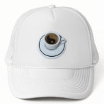 Ying Yang coffee T-shirt Mesh Hats