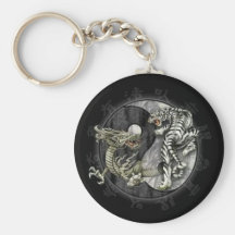 Ying Yang Key Chain