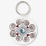 ying yang keychain