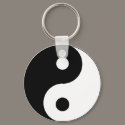 Ying Yang Keychain