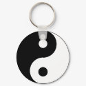 Ying Yang Keychain