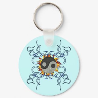 Ying Yang keychain