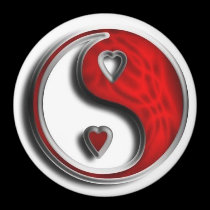 Ying Yang Love magnets