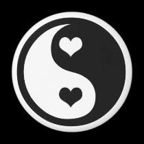 Ying Yang Love magnets