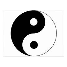 Ying Yang Postcard
