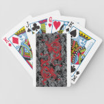 Ying Yang Red Dragons Card Deck