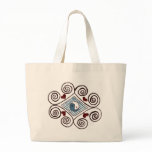 ying yang swirls tote bag