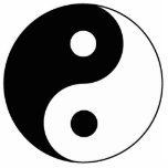 Ying / Yang Symbol Cut Out