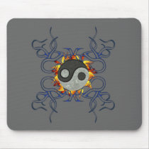 Ying Yang Tribal mousepads by packratgraphics Ying Yang Tribal mousepads