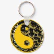 Yin Yang Bubbles Keychain by webgrrl