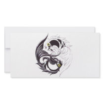 YingYang Koi Photo Greeting Card