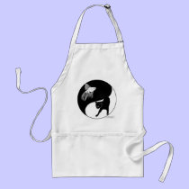 yinyang block colour lineart aprons