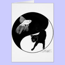 yinyang block colour lineart cards