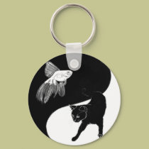 yinyang block colour lineart keychains by Flynn_the_Cat yinyang block colour lineart keychains