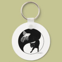 yinyang block colour lineart keychains by Flynn_the_Cat yinyang block colour lineart keychains