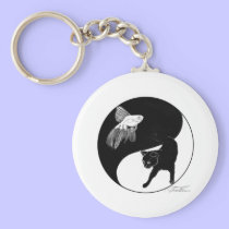 yinyang block colour lineart keychains