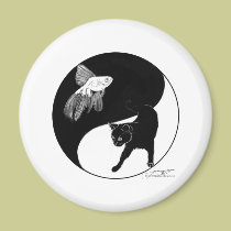 yinyang block colour lineart magnets by Flynn_the_Cat yinyang block colour lineart magnets