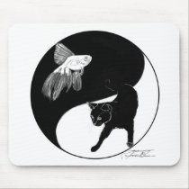 yinyang block colour lineart mousepads by Flynn_the_Cat yinyang block colour lineart mousepads
