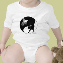 yinyang block colour lineart t-shirts by Flynn_the_Cat yinyang block colour lineart t-shirts