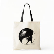 Yinyang Canvas Tote Bag