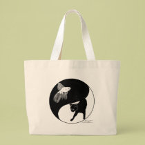 YinYang Fish and Cat Bag