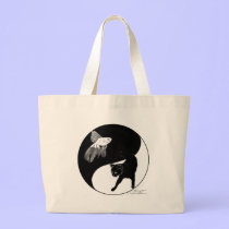 YinYang Fish and Cat Bag