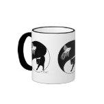 YinYang Fish and Cat - Mug with 3 images