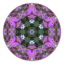 YinYang Hexagon Sticker by webgrrl YinYang Hexagon Sticker