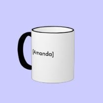 YinYang Personalised Name Mug mugs