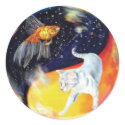 Yinyang Round Sticker sticker