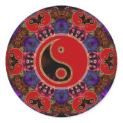Yin Yang Wisdom Sticker by Paperstation