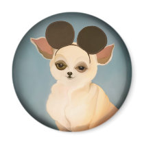 YIP's dog Fridge Magnets