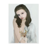 yips doggirl postcard