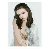 yips doggirl postcards