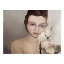 yips rabbit postcards